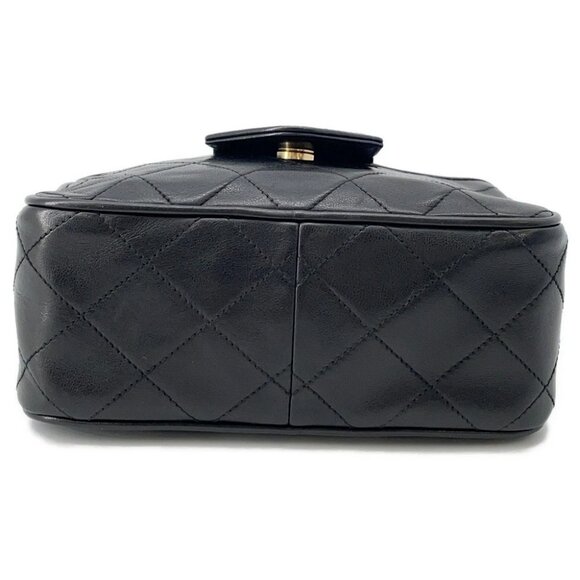 CHANEL Matelasse ChainShoulder Fringe Lambskin Black - Picture 11 of 14